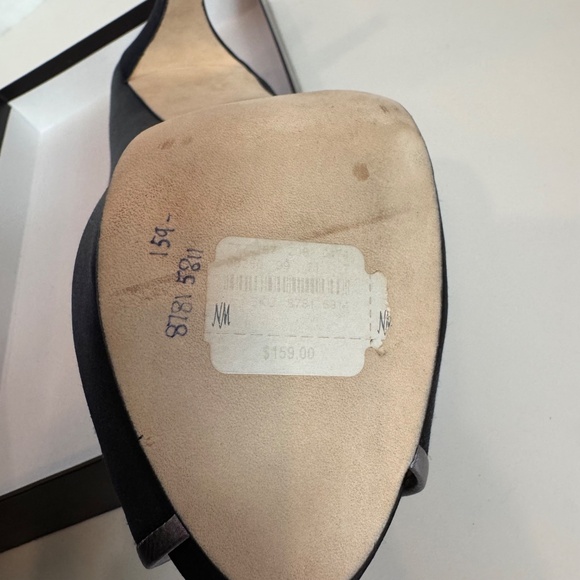 Badgley Mischka Pumps 9.5 Peep Toe Silver Embellished Heels - Picture 5 of 8